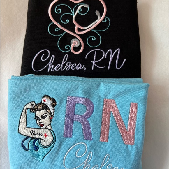 Embroidered Nurse Tote bag. Great gift for Mother’s Day., & includes Nurse name - Picture 5 of 6